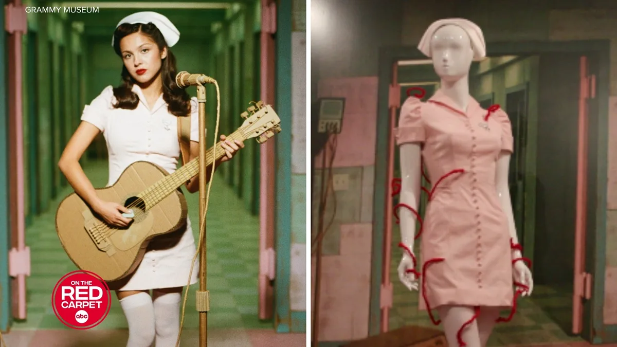 Olivia Rodrigo launches Grammy Museum exhibit based on 'the cure' music video