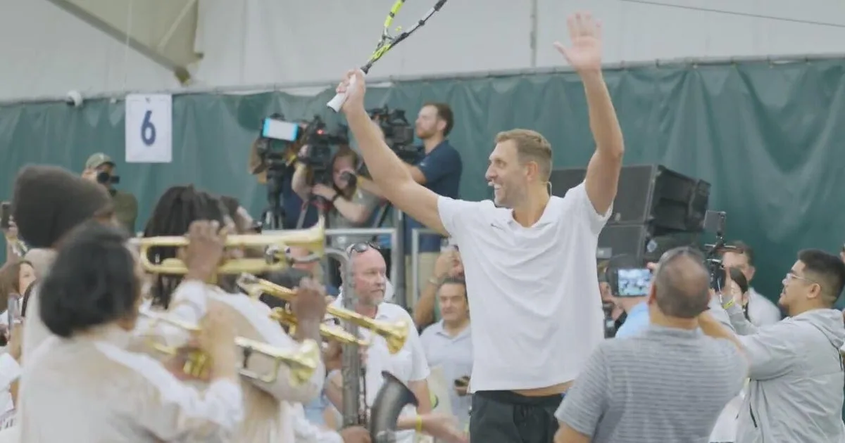 Dirk Nowitzki brings stars to court for annual charity tennis event