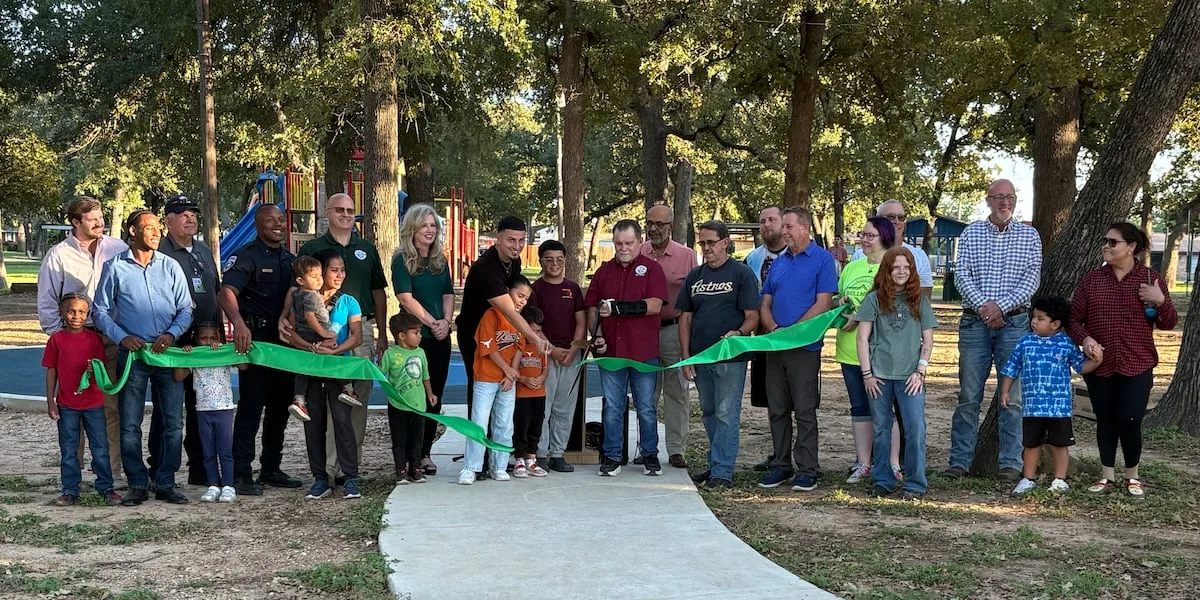 Brame Park officially reopens with new ADA features, lighting and playground upgrades