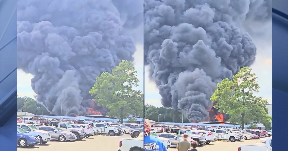 Watch: Smoke billows after chemical fire breaks out at Mississippi manufacturing plant