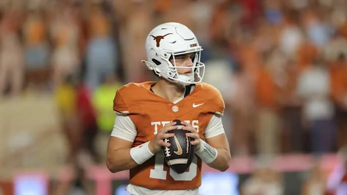 Texas Longhorns star QB Arch Manning apologizes for fake AI video reaction