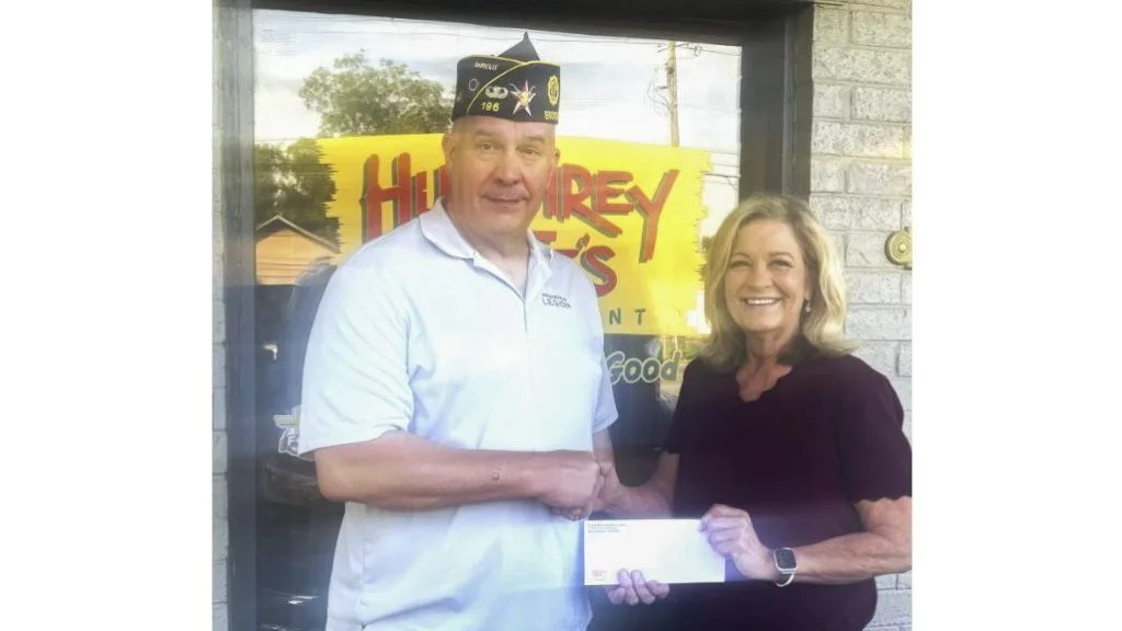 American Legion Post 196 receives $700 donation from Humphrey Pete's