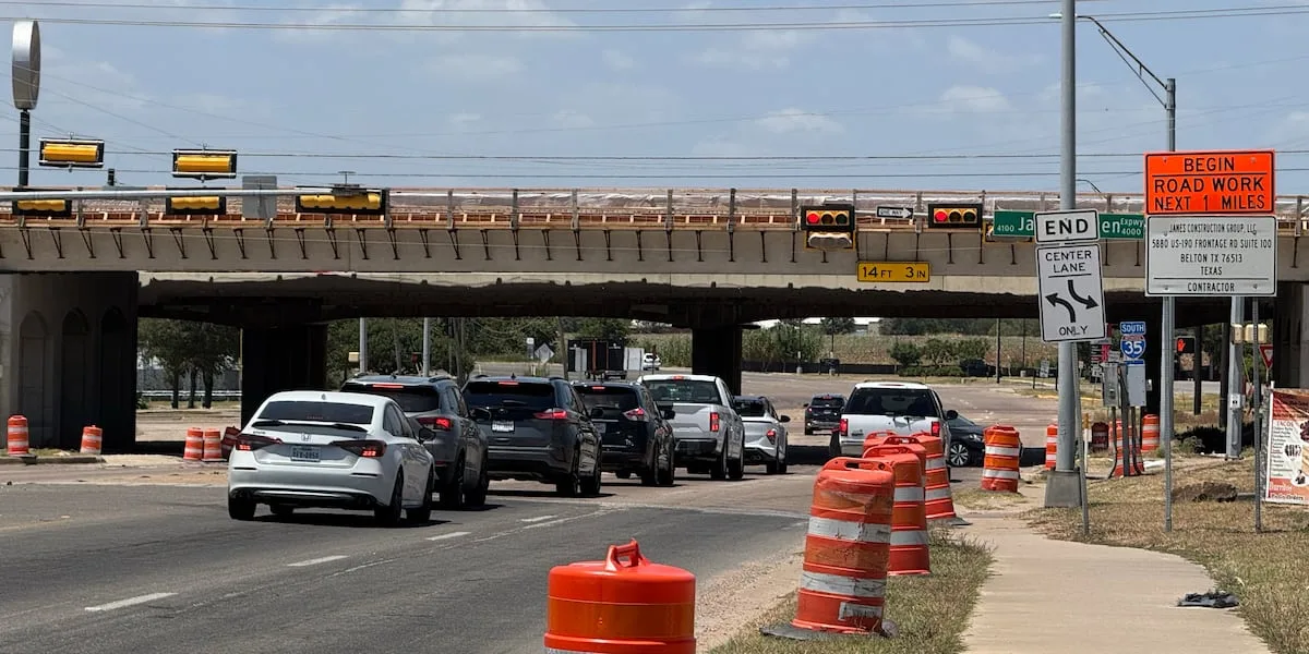I-35 Northbound Bridge Reconstruction to Close East, Westbound New Road Lanes in Waco