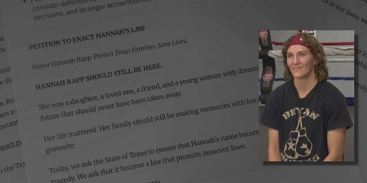 Community rallies behind Hannah Rapp, pushes for "Hannah's Law" after boxer's death