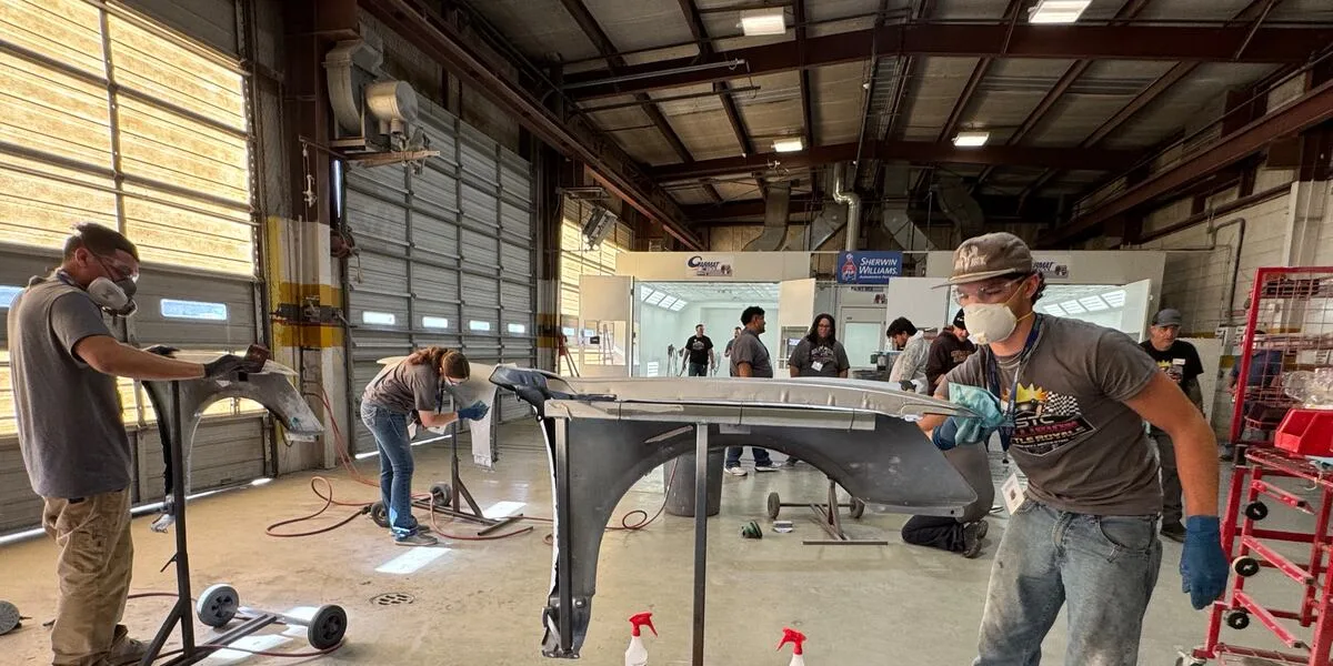 Texas State Technical College hosts Battle Royale for auto collision students