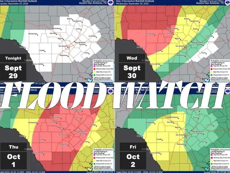 Flood Watch takes effect tonight as Kerr County braces for heavy rain