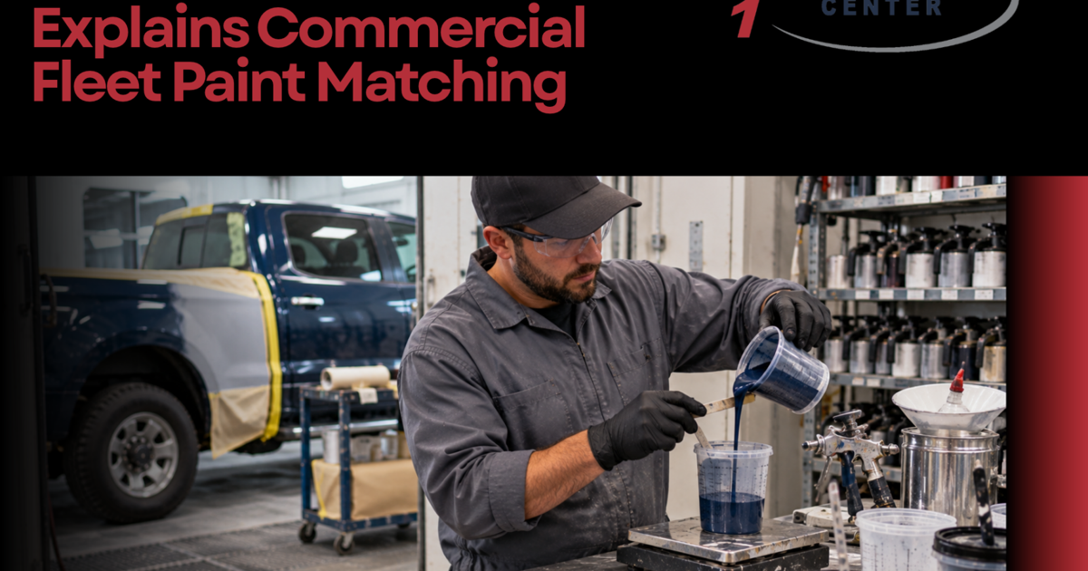 Airlake Collision Center 1 Explains Commercial Fleet Paint Matching