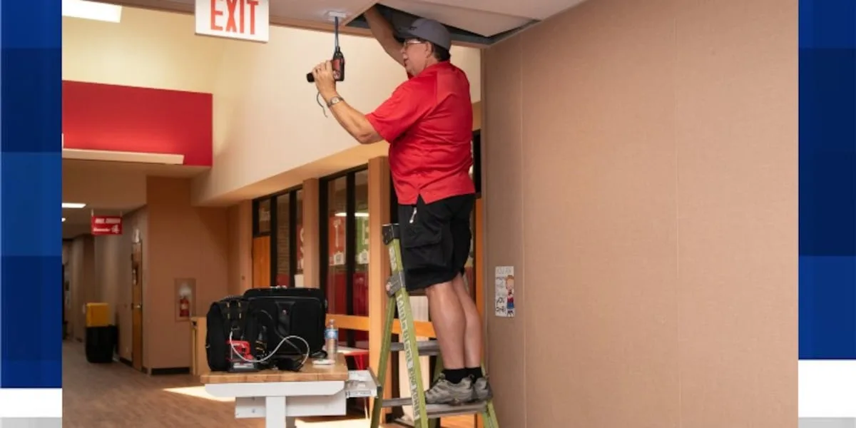 Water damage at Pottsboro Elementary School repaired ahead of first day of school