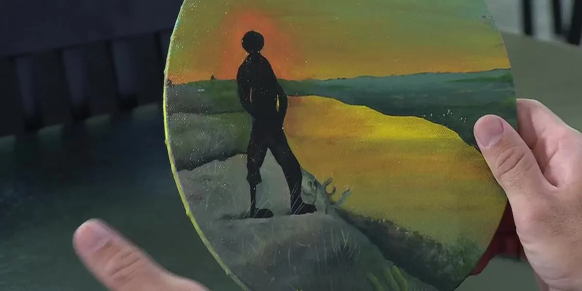 Laredo veteran's painting selected for statewide disability awareness poster