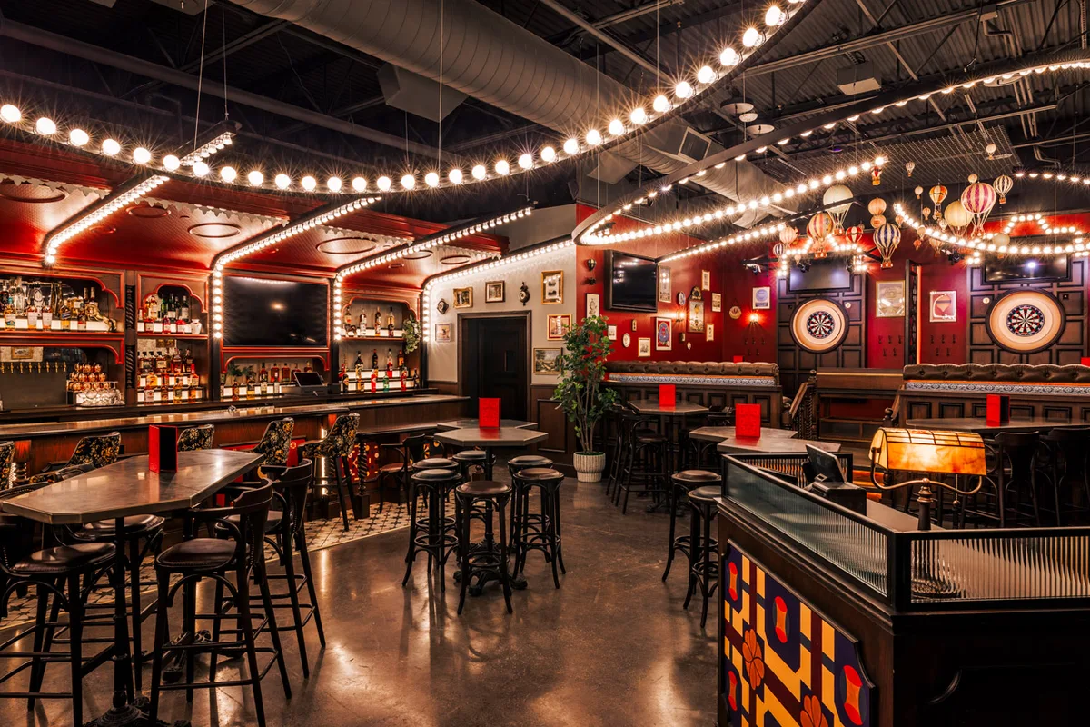 Are darts bougie? The Victorian-styled Flight Club in Addison seems to think so