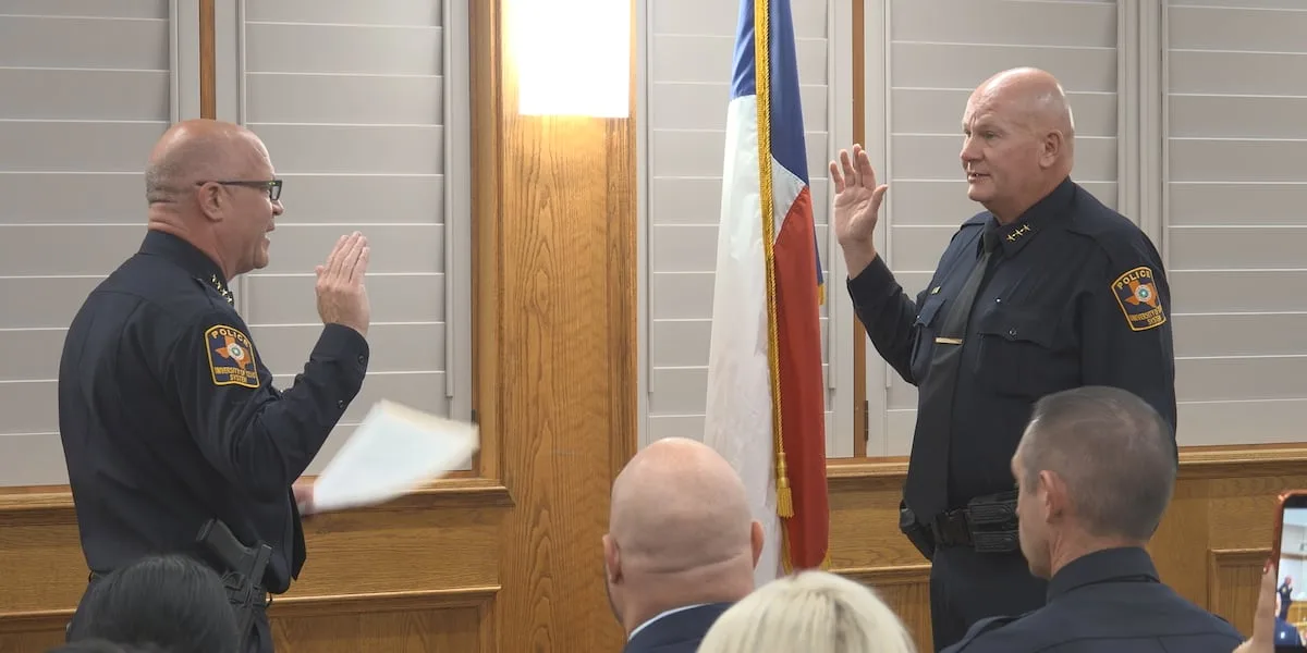 UTPB welcomes new police chief with commissioning ceremony