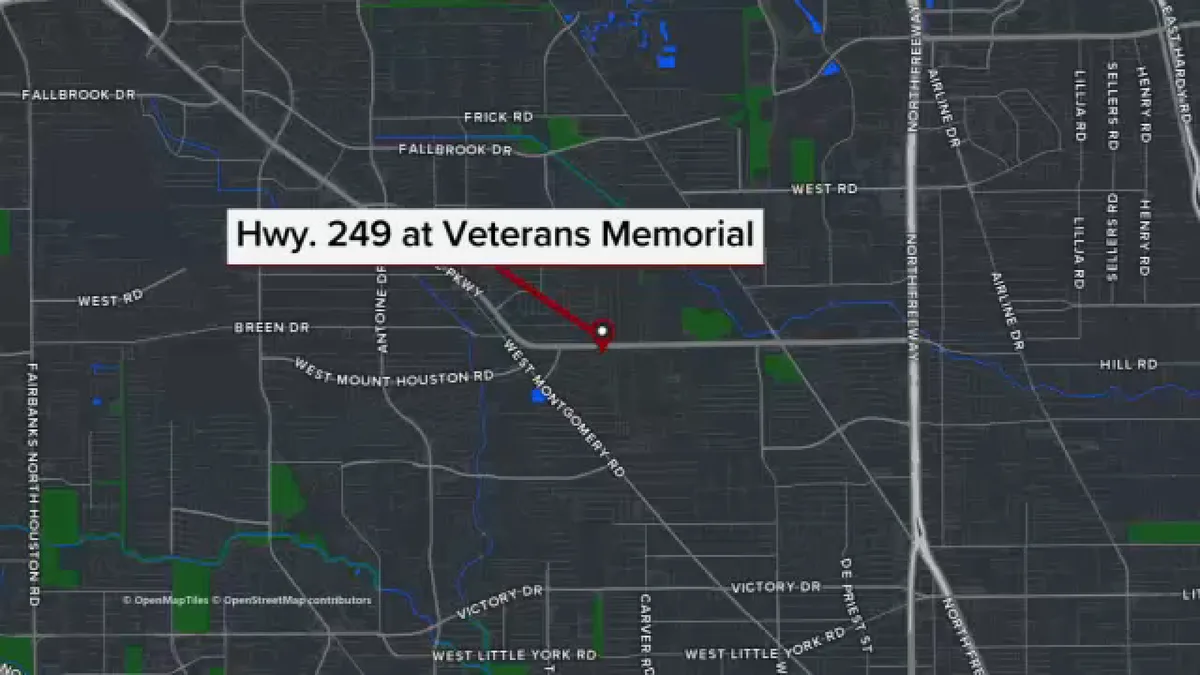 Deadly crash involving semi-truck shuts down West Mount Houston Road, deputies say