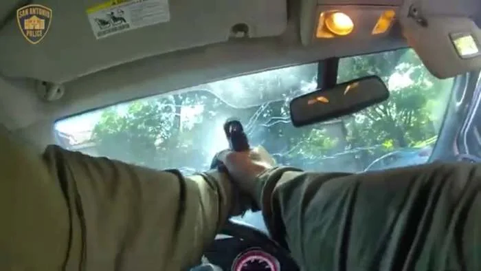 SAPD bodycam footage shows exchange of gunfire between officers, suspect on North Side