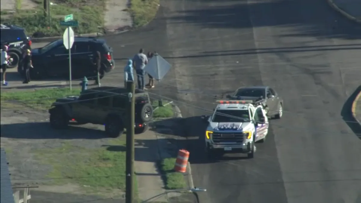 Construction worker hit by 2 cars while driving tractor in southeast Houston, HPD says
