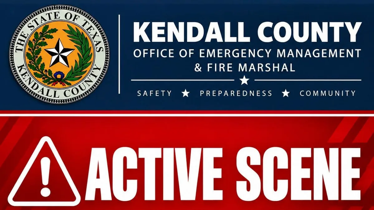 Active law enforcement scene at Herff Elementary in Boerne; students sheltering in front office