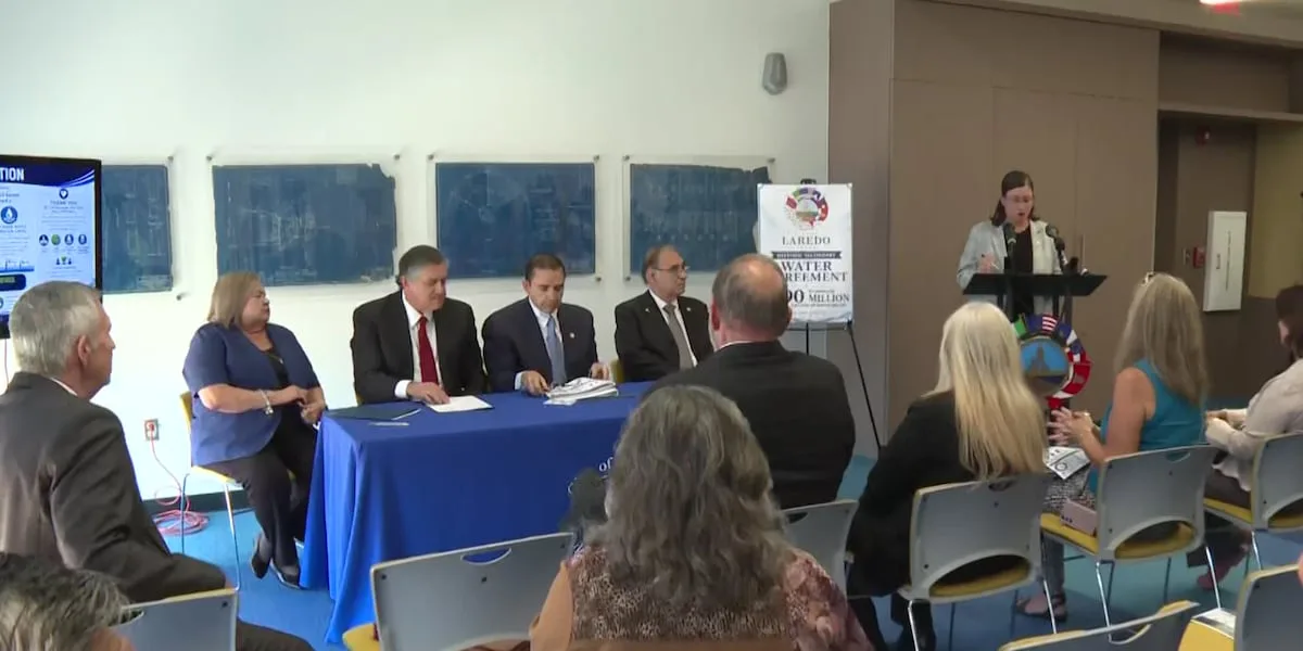 Webb County and Laredo lock in second water source, securing 90 million gallons a day