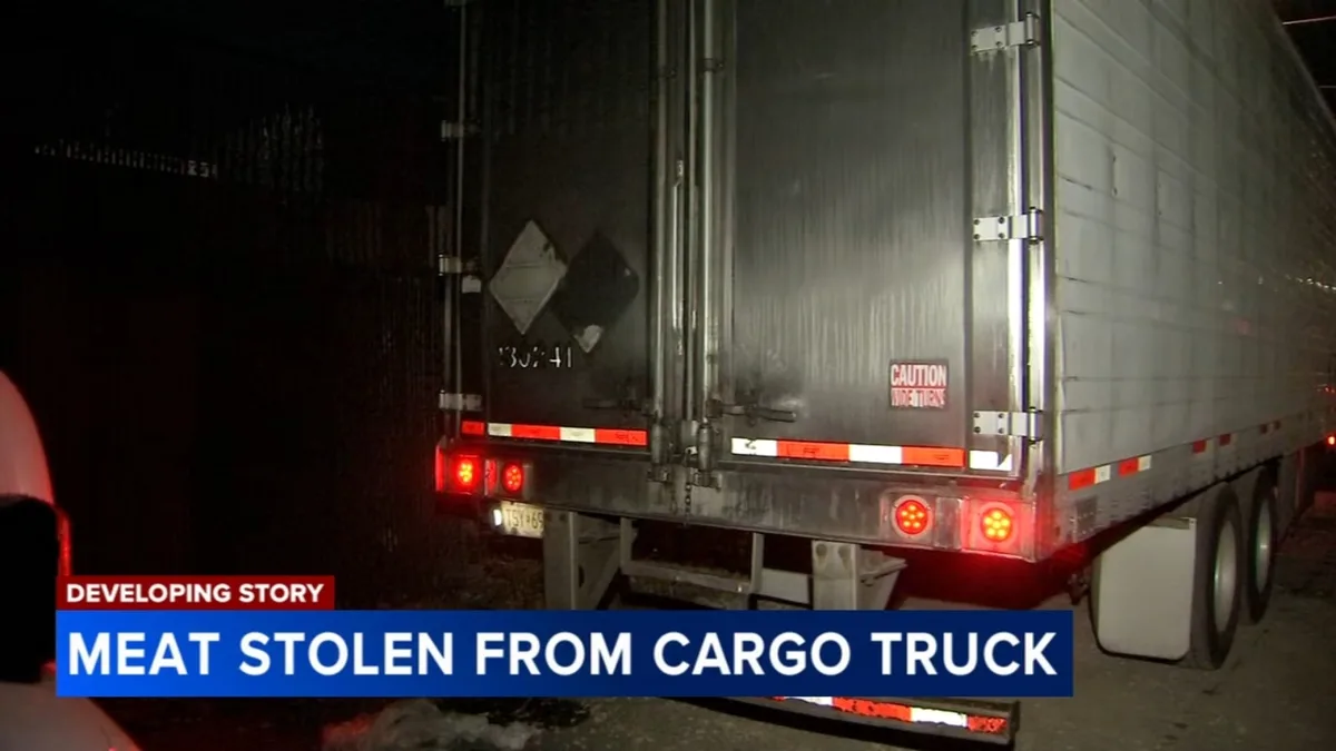Thieves strike again, stealing pallets of beef in Philadelphia's latest cargo heist