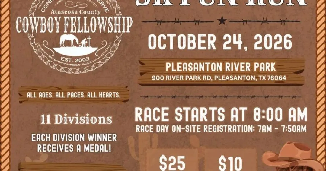 Cowboy Fellowship 5K Fun Run in October