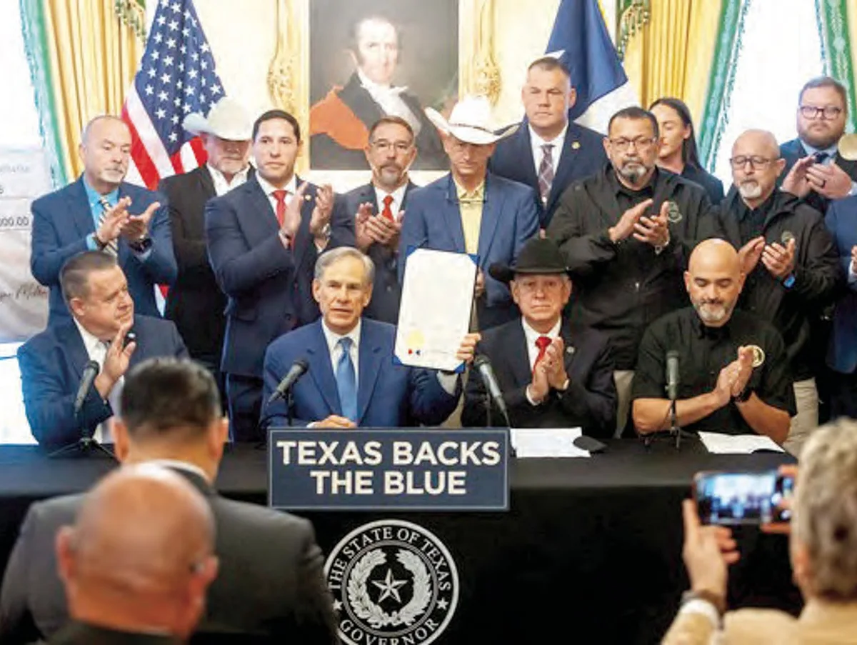 Abbott proclaims October 'Law Enforcement Appreciation Month