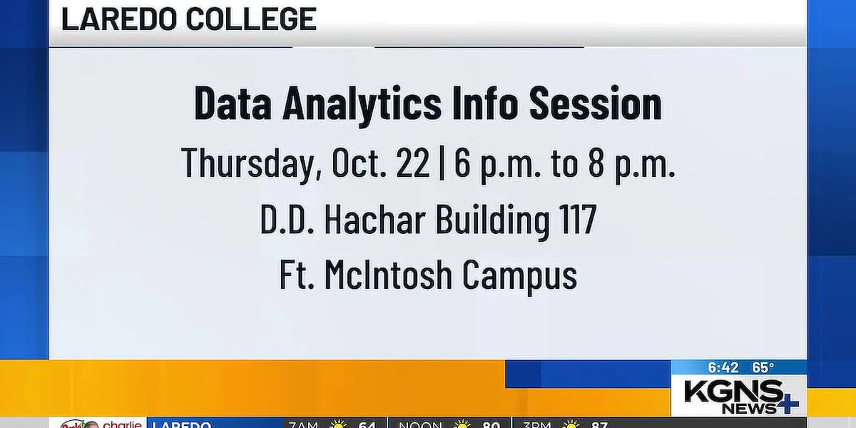 Laredo College to host info session on new data analytics program