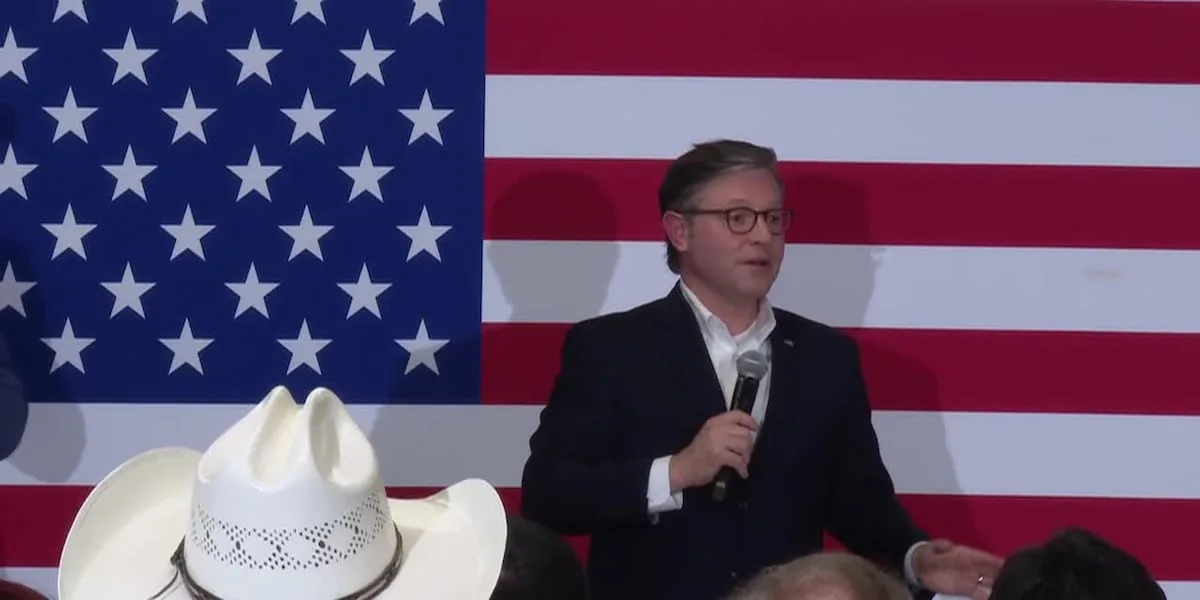 House Speaker Johnson rallies in Laredo to expand GOP majority before midterms