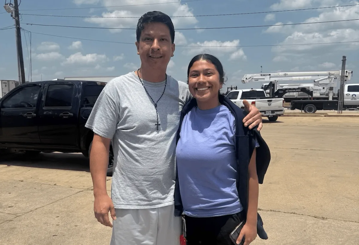 San Antonio teen and father released from Dilley migrant prison after her arrest on way to church