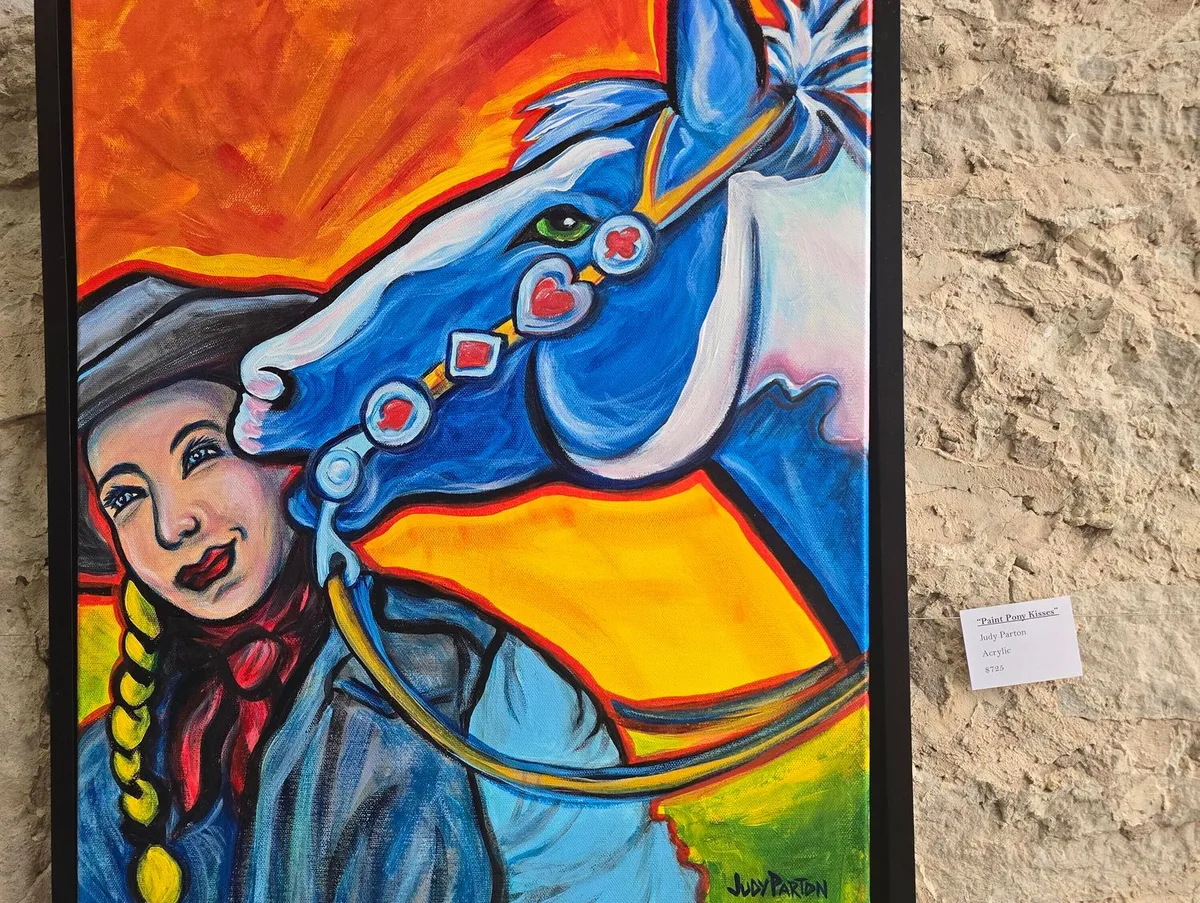 'Art of a Cowgirl': Judy Parton and Sara Minze paint the hide and heritage of Texas