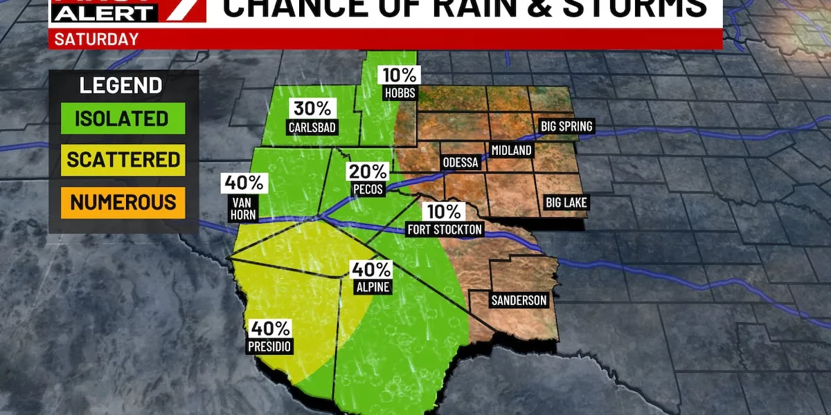 FIRST ALERT 7 Forecast for Saturday, August 15th, 2026