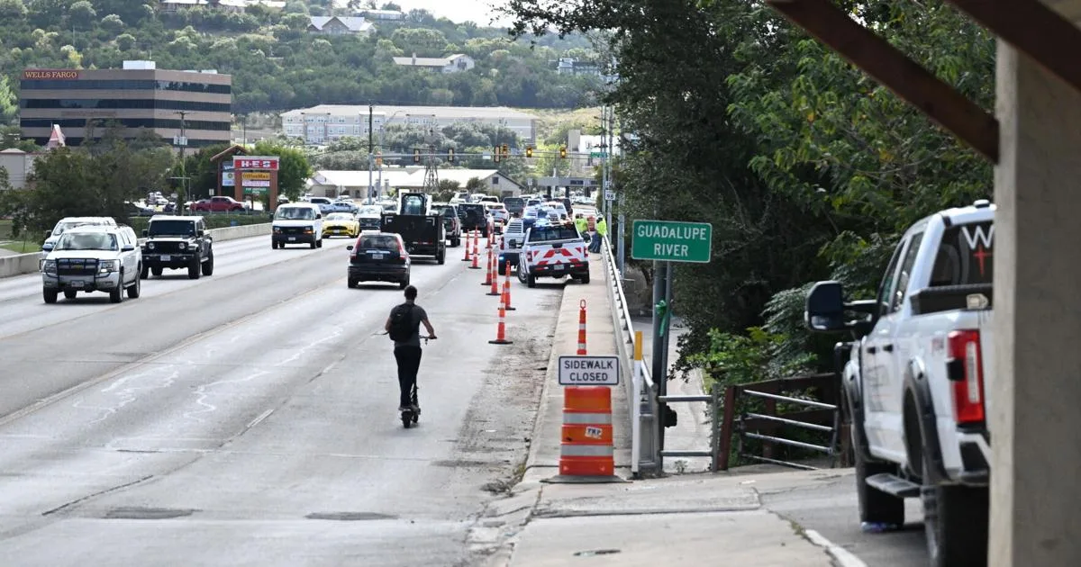 Concrete barriers removed from Sidney Baker Bridge
