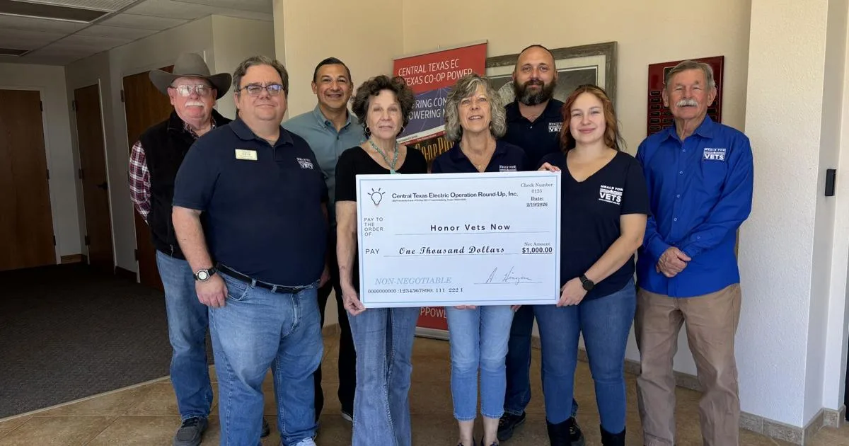 CTEC Operation Round-Up awards $2,500 community grant