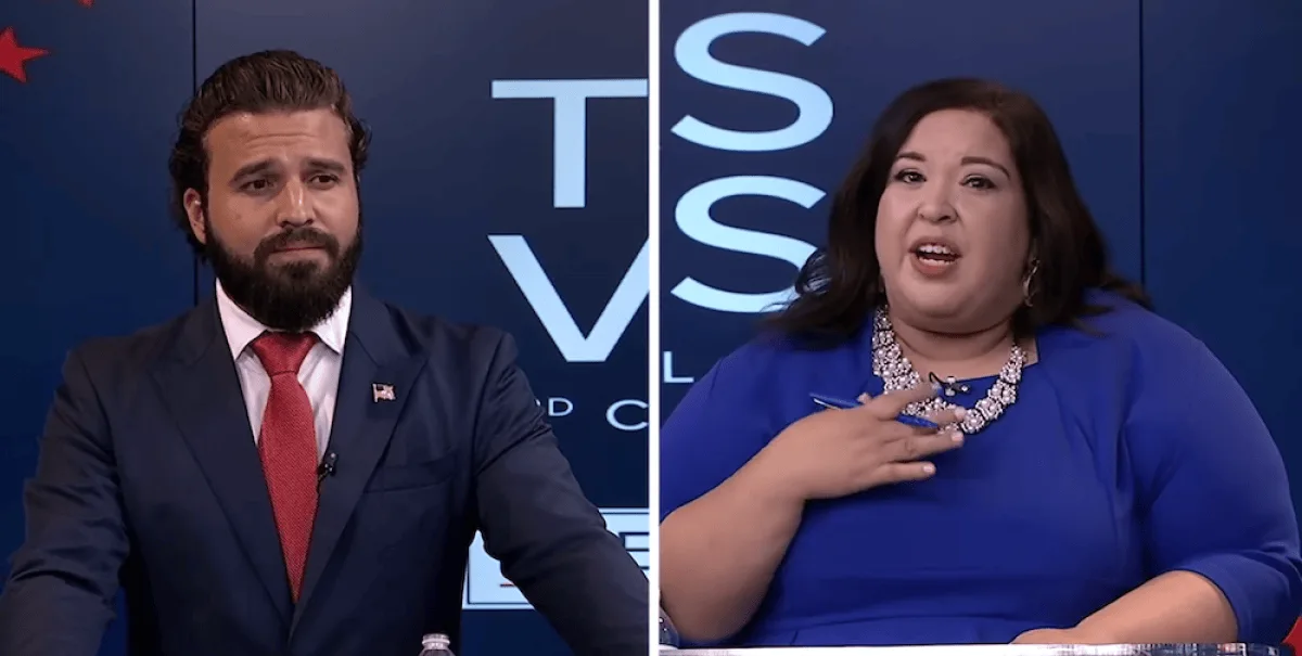 Brandon Herrera, Katy Padilla Stout take off gloves in pre-election debate