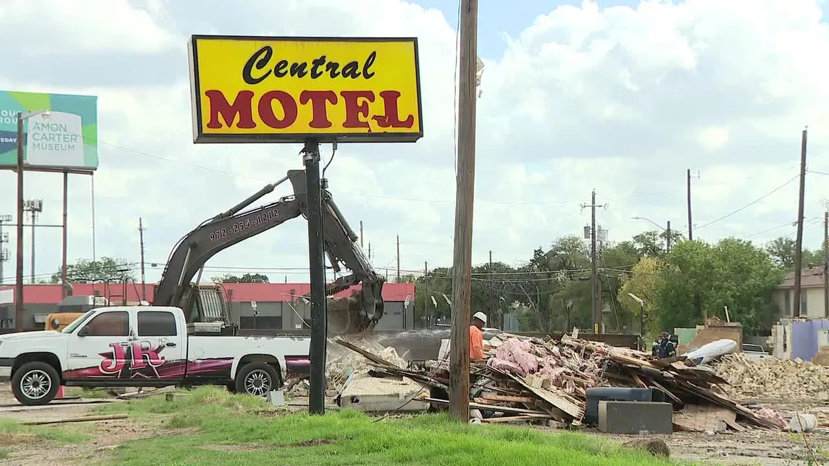 Notorious Fort Worth motel demolished as city targets crime-ridden properties
