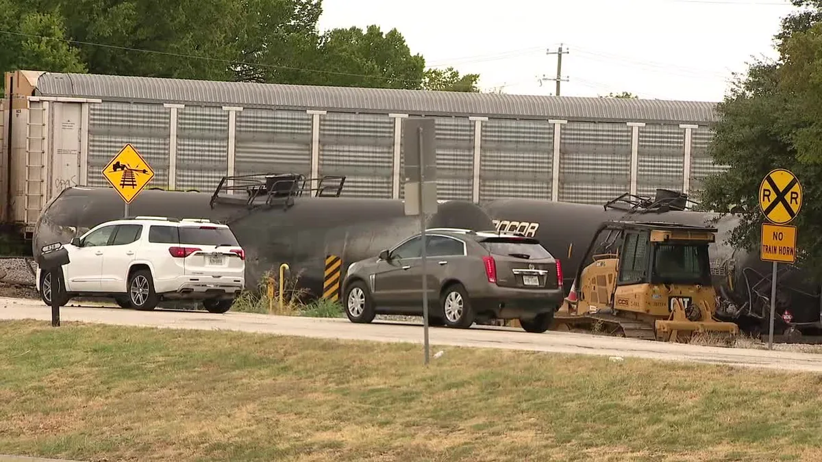 Roads, train tracks reopen near site of Mansfield train derailment as clean-up continues