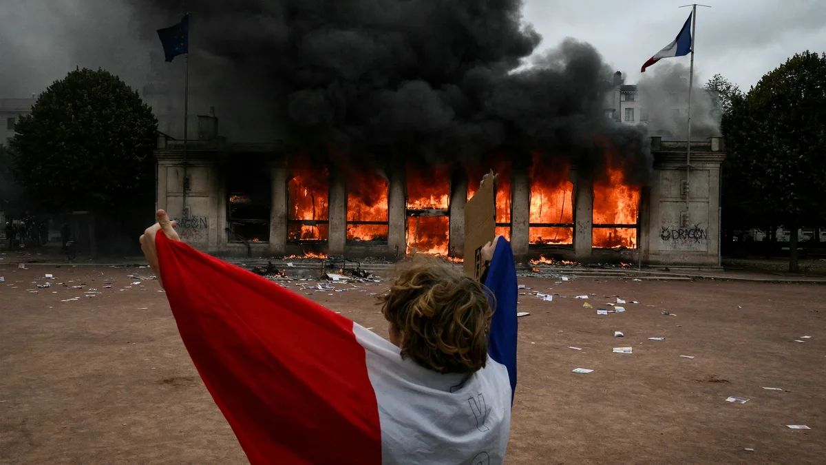 France's prime minister calls for localized curfews in cities to curb rioting and looting