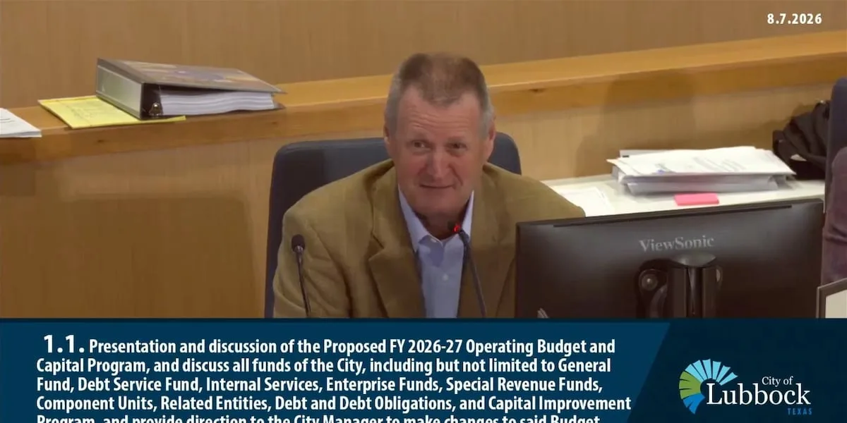 Lubbock City Council considering new budget, new property tax rate