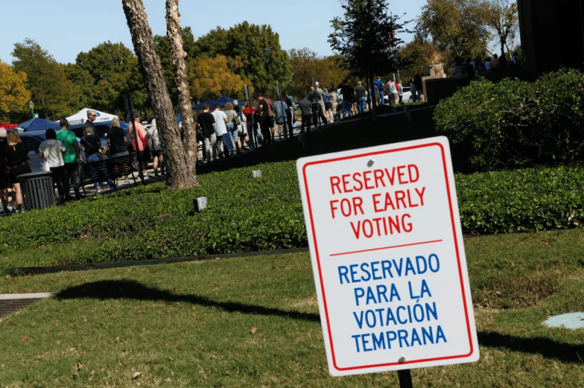 Texas early voting rate slightly behind 2018, when Beto O'Rourke challenged Ted Cruz