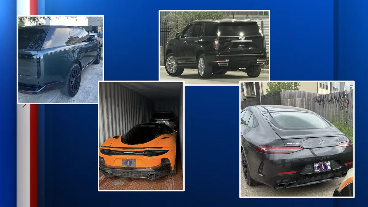 15 luxury vehicles recovered, 5 arrested in car theft ring bust, HPD says