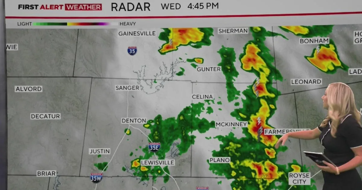 Midweek storms roll into North Texas