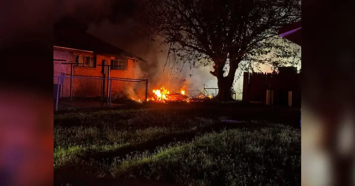 La Quinta Apts office, laundry room burned in fire