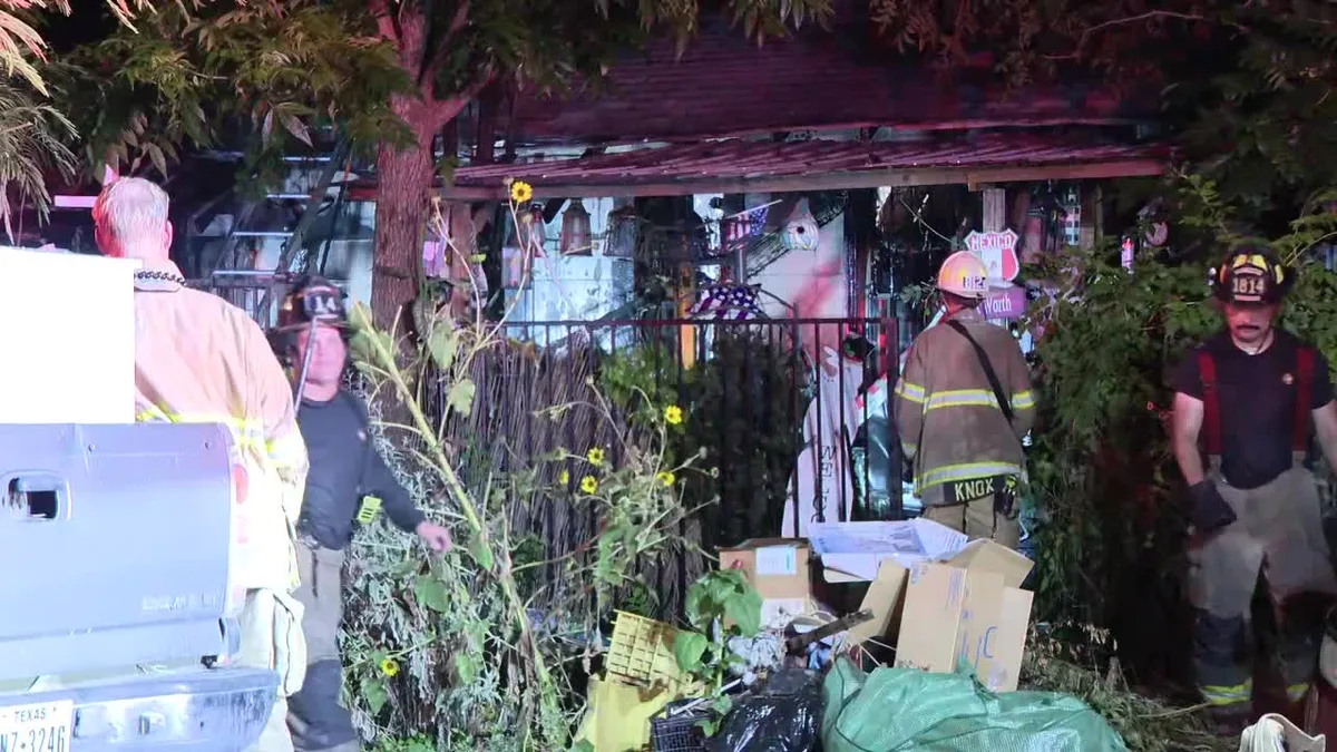 Fort Worth house fire leaves one dead, one critically injured, after hoarding conditions trap residents
