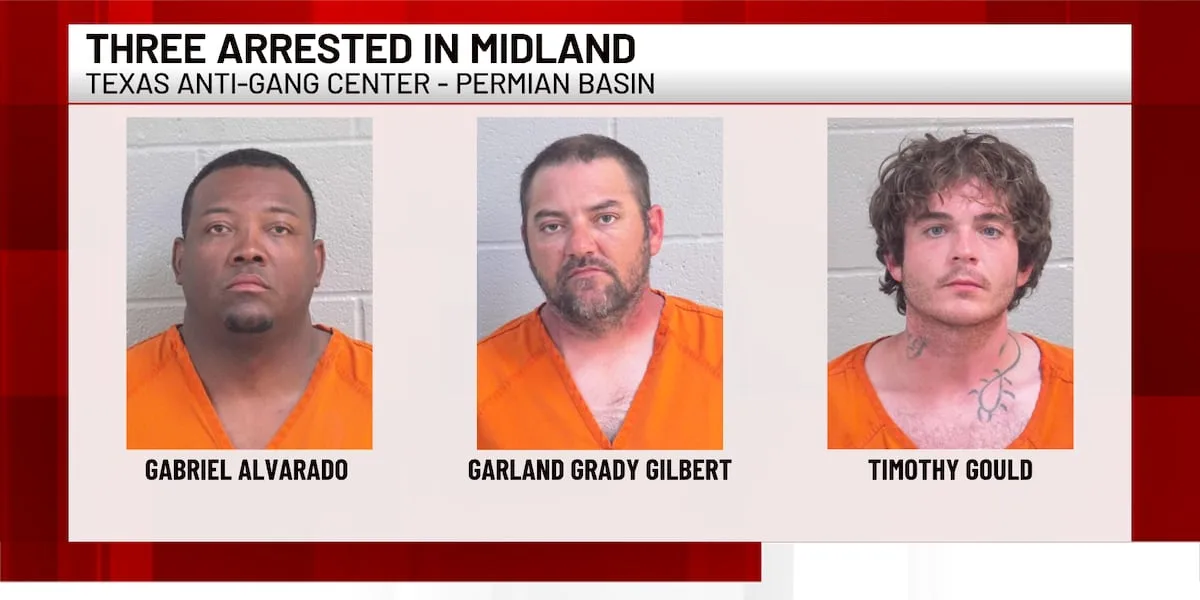 TAG arrests 3 wanted men in Midland County