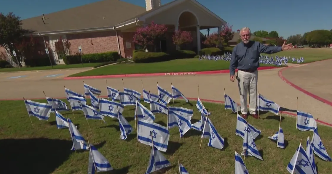 1,200 Israeli flags vandalized outside McKinney church ahead of Oct. 7 observance