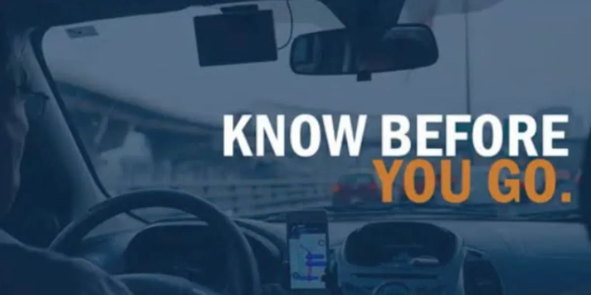 Eastbound I-20 lane reduction near Lamesa Road overpass in Midland