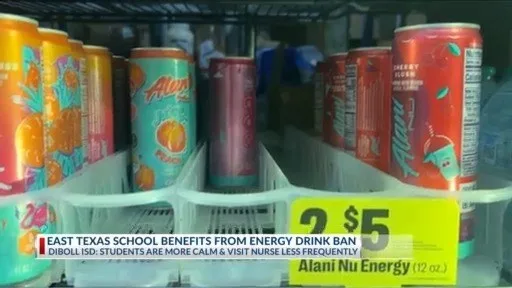 East Texas school district sees benefits from banning energy drinks