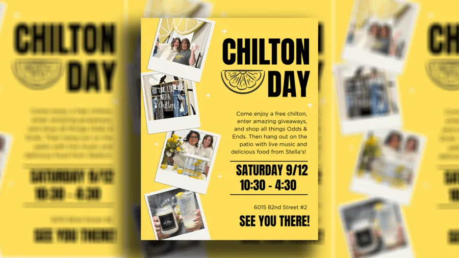 Free Chiltons at Stella's, Odds & Ends Chilton Day event