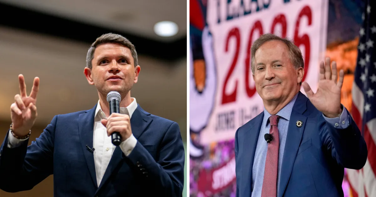 Talarico, Paxton discuss border security at campaign stops in "critically important" South Texas