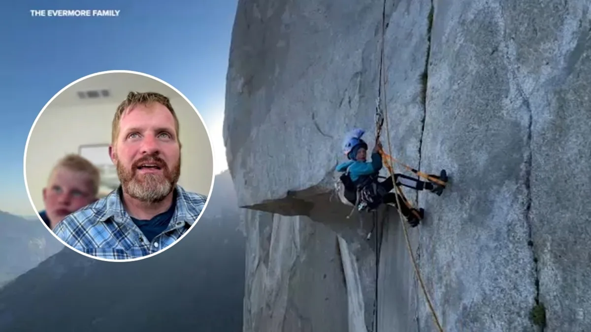 Dad accused of child abuse for allowing 7-year-old to climb Yosemite's El Capitan
