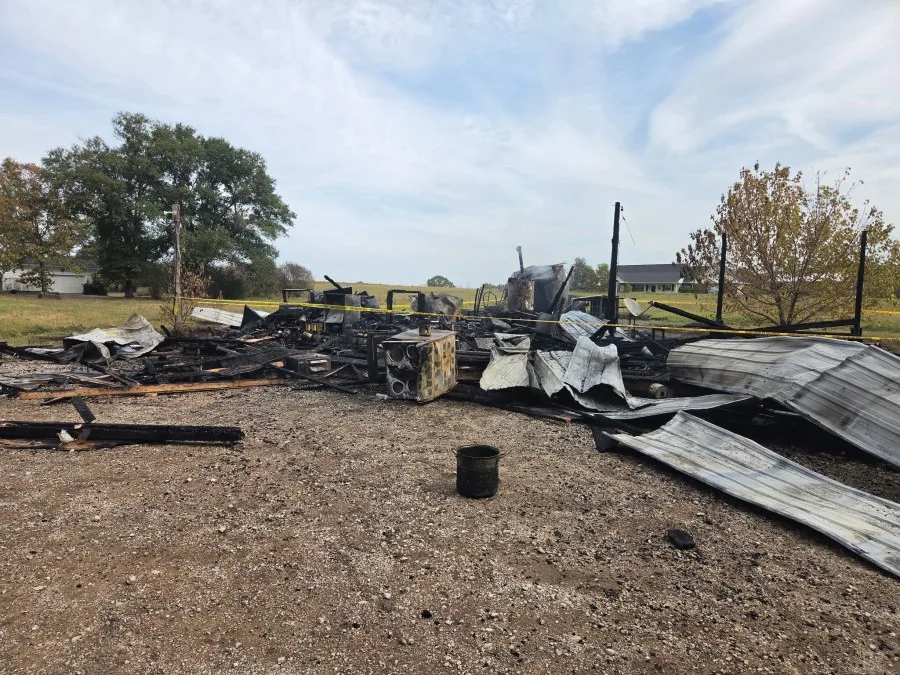 PHOTOS: Barbecue shack burns to the ground overnight in Smith County