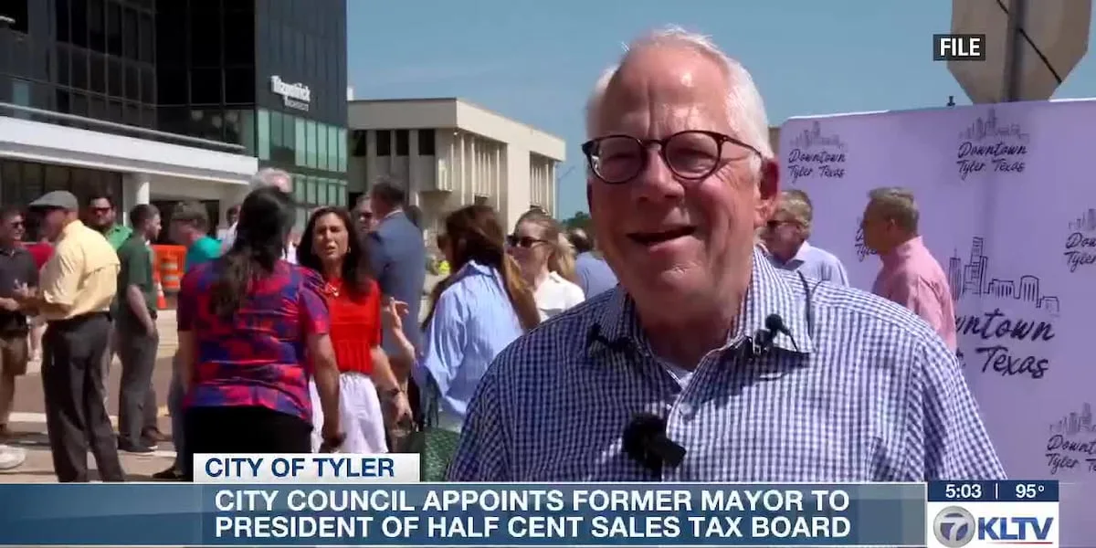 Tyler's former mayor appointed to Half Cent Sales Tax Board