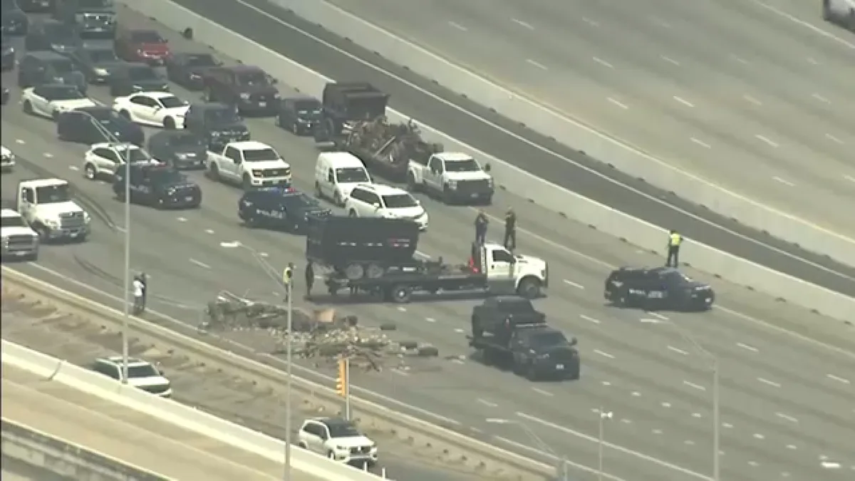 Southwest Freeway northbound impacted by major crash, lost load at Chimney Rock, TranStar shows